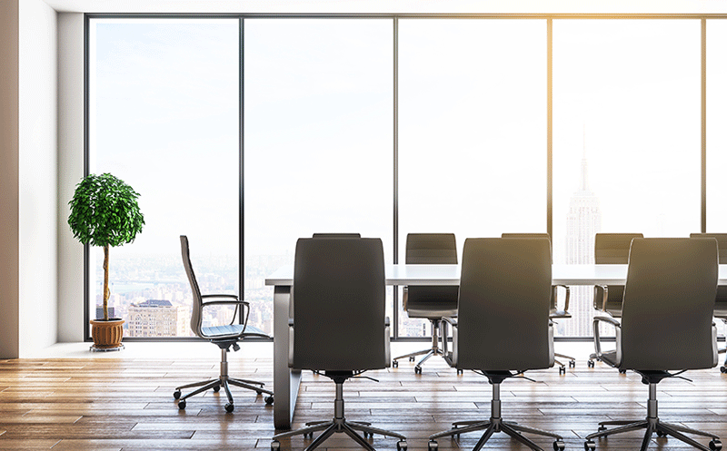 遮熱シート、ビル・マンションの使用イメージ